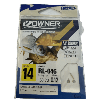 OWNER kabliukai su pavadėliu RL-046 Allround gold