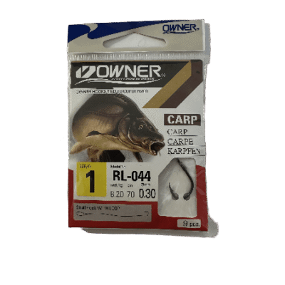 OWNER kabliukai su pavadėliu RL-044 Carp