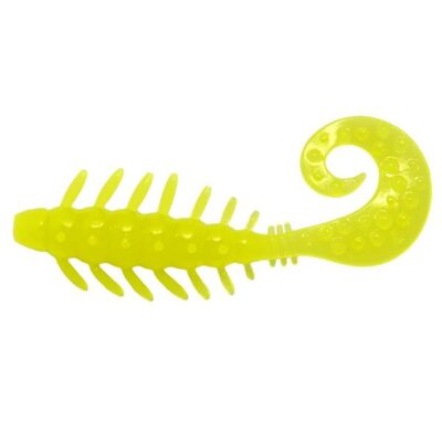 Silikoninis masalas LureMax ZUMA 3,5''/8,5 cm, Chartreuse (5 pcs.)