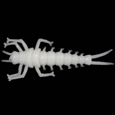 Silikoninis masalas LureMax STONE FLY 2,5"/6,5cm 009-White UV (8 pcs.)