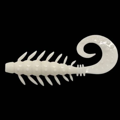 Silikoninis masalas LureMax ZUMA 3,5''/8,5 cm, White UV (5 pcs.)