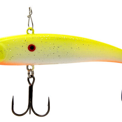 Vobleris vert. ECOPRO VIB  Nemo Slim 80mm 22g 032 Pearl Canary