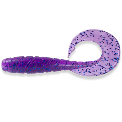 Silikoninis masalas FishUp Mighty Grub 4.5" (4pcs.), #014 - Violet/Blue