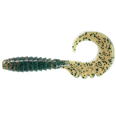 Silikoniniai masalai FishUp Fancy Grub 2.5" (10vnt.), #017 - Motor Oil Pepper