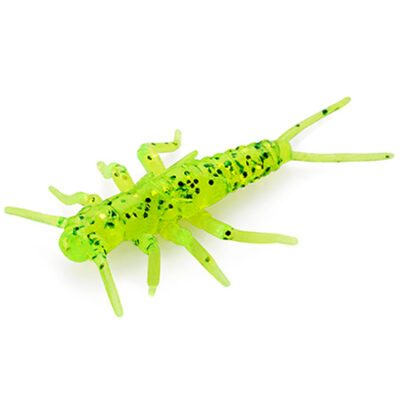 Silikoninis masalas FishUp Stonefly 0.75" (12pcs.), #026 - Flo Chartreuse/Green