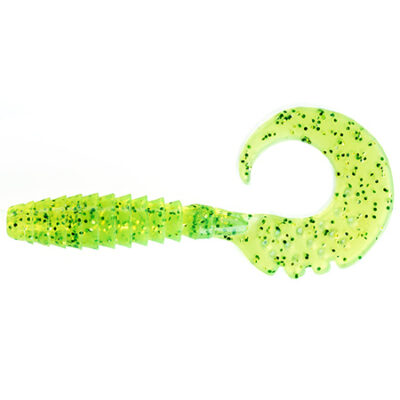 Silikoniniai masalai FishUp Fancy Grub 2.5" (10vnt.), #026 - Flo Chartreuse/Green