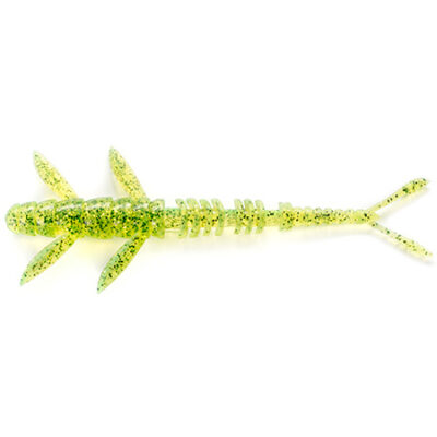 Silikoniniai masalai FishUp Flit 4" (7vnt.), #026 - Flo Chartreuse/Green