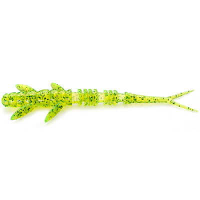 Silikoniniai masalai FishUp Flit 3" (8vnt.), #026 - Flo Chartreuse/Green