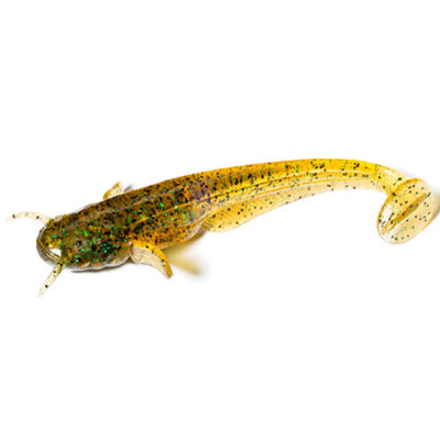 Silikoniniai masalai FishUp Catfish 2" (10vnt.), #036 - Caramel/Green & Black
