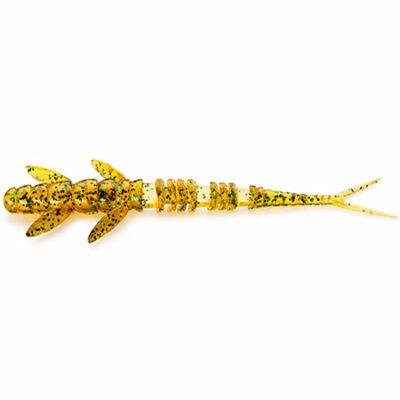 Silikoniniai masalai FishUp Flit 3" (8vnt.), #036 - Caramel/Green & Black