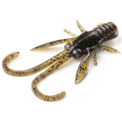 Silikoniniai masalai FishUp Baffi Fly 1.5" (10vnt.), #043 - Watermelon Brown/Black