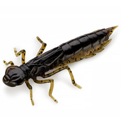 Silikoninis masalas FishUp Dragonfly 1.2" (10pcs.), #043 - Watermelon Brown/Black