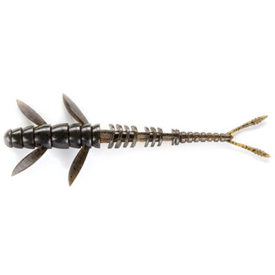 Silikoniniai masalai FishUp Flit 4" (7vnt.), #043 - Watermelon Brown/Black