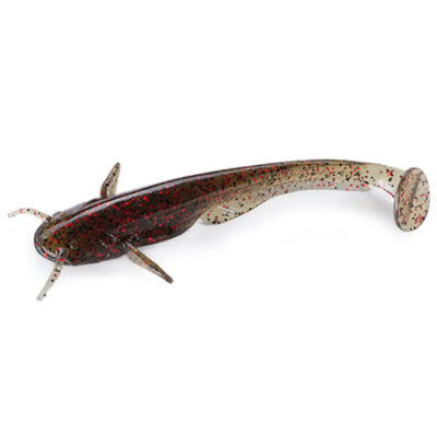 Silikoniniai masalai FishUp Catfish 2" (10vnt.), #045 - Green Pumpkin/Red & Black