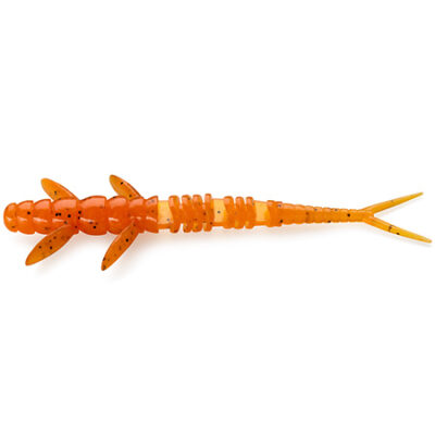 Silikoniniai masalai FishUp Flit 3" (8vnt.), #049 - Orange Pumpkin/Black