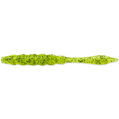 Silikoninis masalas FishUp Scaly FAT 3.2" (8pcs.), #055 - Chartreuse/Black
