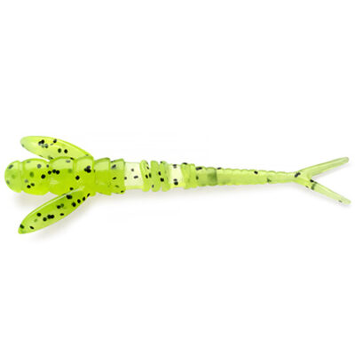 Silikoniniai masalai FishUp Flit 1.5" (10vnt.), #055 - Chartreuse/Black