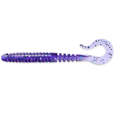 Silikoninis masalas FishUp Vipo 4.3" (7pcs.), #060 - Dark Violet/Peacock & Silver