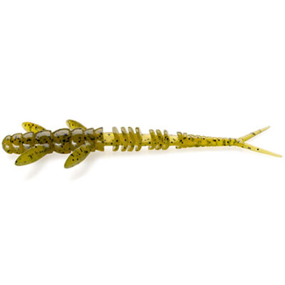 Silikoniniai masalai FishUp Flit 3" (8vnt.), #074 - Green Pumpkin Seed