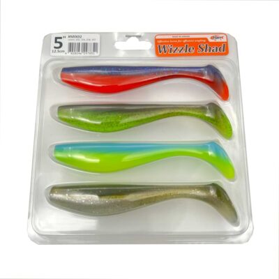 Silikoniniai masalai Wizzle Shad 5" (4 vnt.) MIX#02