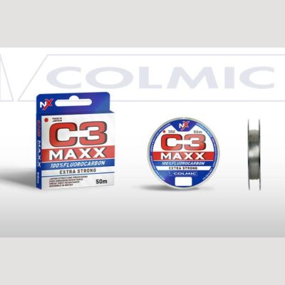 Fluorokarboninis valas COLMIC C3 MAXX 50mt - 0,168mm 2,80kg