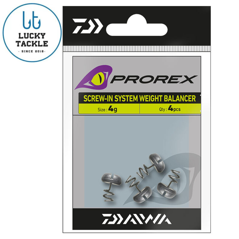 Daiwa px screw in weight balancer 4g 1
