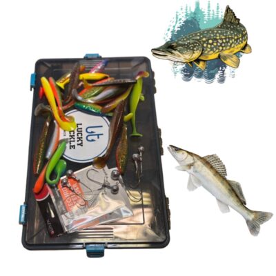 Žūklės rinkinys spiningavimui LUCKYTACKLE Plėšrūnas