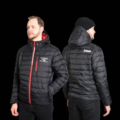 Dygsniuota striukė Alaskan Juneau black M