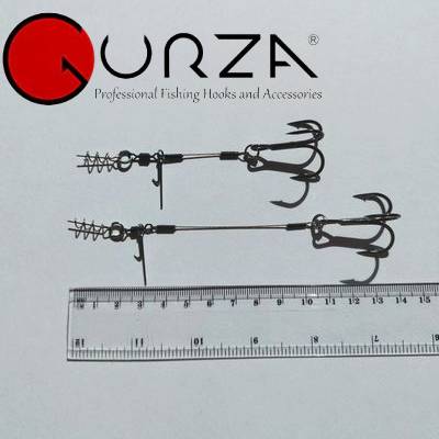 Apkaustas Gurza LEADER STINGER RIG ST-36 1/0  (9 & 12 сm) BN 2 vnt.