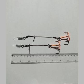 Apkaustas Gurza LEADER STINGER RIG ST-36 2/0  (12 & 15 сm) ORuv 2 vnt.