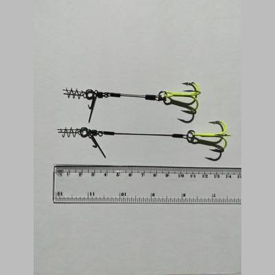 Apkaustas Gurza LEADER STINGER RIG ST-36 1 (9 & 12 сm) CHuv 2 vnt.