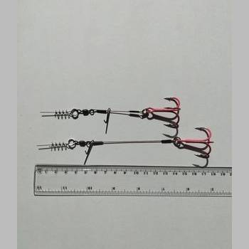 Apkaustas Gurza LEADER STINGER RIG ST-36 2/0  (12 & 15 сm) Ruv 2 vnt.
