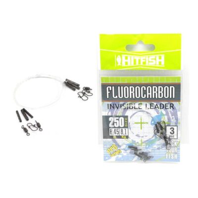 HITFISH Fluorokarboninis pavadėlis 250mm. d 0.52 12.4kg (3 vnt./pak.), FIL-400/52