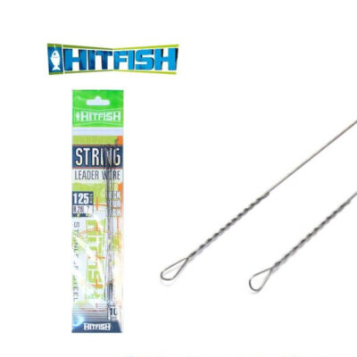HITFISH Pavadėlis styga 125 mm, d 0.28, 7 kg (10 vnt./pak.), STRL-125_28
