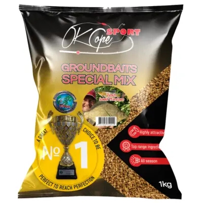Jaukas OKCOPE SPORT GROUNDBAITS Special mix - Tench Sweet Marzipan 1kg