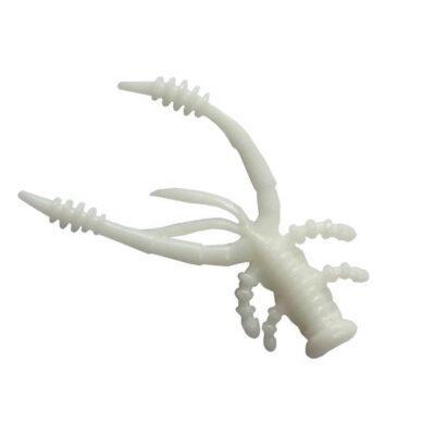 Silikoninis masalas LureMax VOODOO BUG 2''/5cm, White (10 pcs.)