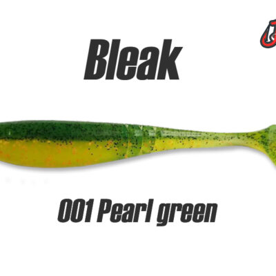Silikoninis masalas Jig It Bleak 3.4 color. 001 Pearl green