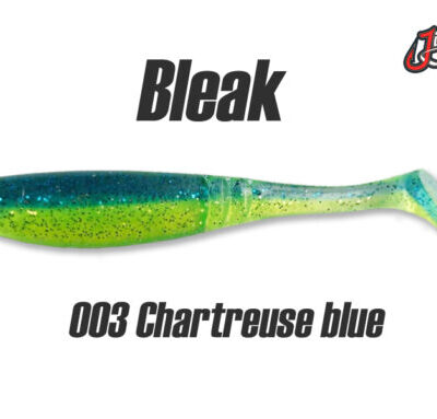 Silikoninis masalas Jig It Bleak 4 color. 003 Chartreuse blue