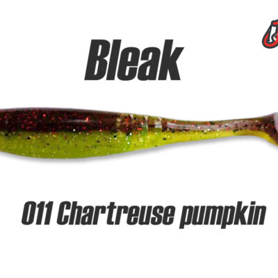 Silikoninis masalas Jig It Bleak 3.4 color. 011 Chartreuse Pumpkin (Garlic)