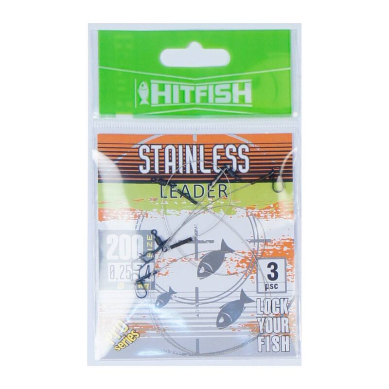 Pavadeliai hitfish stainless leader 1x7 1