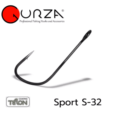 Kabliukai plačia akele Gurza SPORT S-32; 8 vnt.