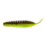 Silikoniniai masalai FishUp Tanta 3 6 vnt. 203 Green Pumpkin Flo Chartreuse