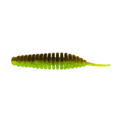 Silikoniniai masalai FishUp Tanta 2.5" (8 vnt.), #204 - Green Pumpkin/Chartreuse
