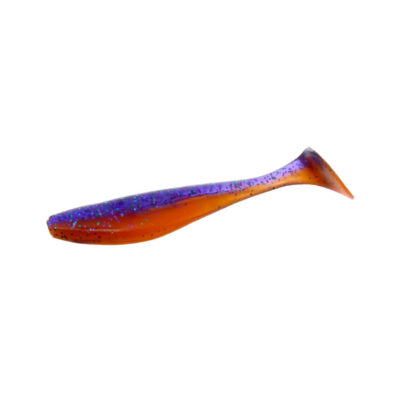 Silikoniniai masalai Fishup Wizzle Shad 2" (10 vnt.), #207 - Dark Violet/Orange