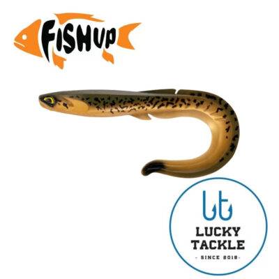 Silikoninis masalas FishUp RAM Grub 7" (1 vnt.), #302 - Golden Olive