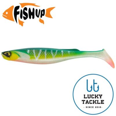 Silikoninis masalas FishUp RAM Shad 8" (1 vnt.), #351 - Silver Tiger