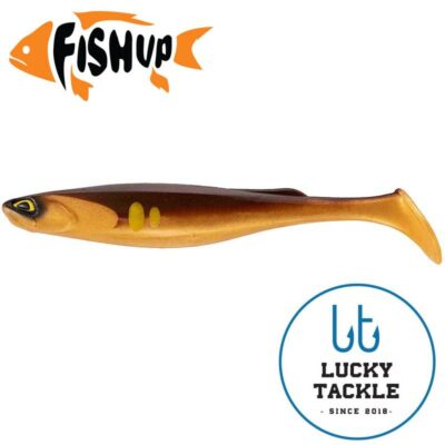 Silikoninis masalas FishUp RAM Shad 8" (1 vnt.), #354 - Gold Ayu