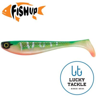 Silikoninis masalas FishUp Wizzle Shad 8" (1 vnt.) #351 - Silver Tiger