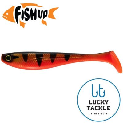 Silikoninis masalas FishUp Wizzle Shad 8" (1 vnt.) #353 - Red Tiger