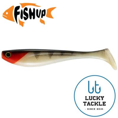 Silikoninis masalas FishUp Wizzle Shad 8" (1 vnt.) #357 - Red Head